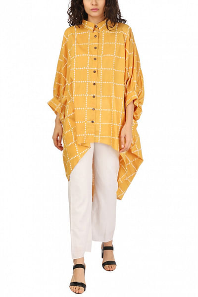 Bandhani cotton shirt