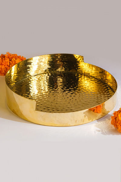 Brass pooja thaali