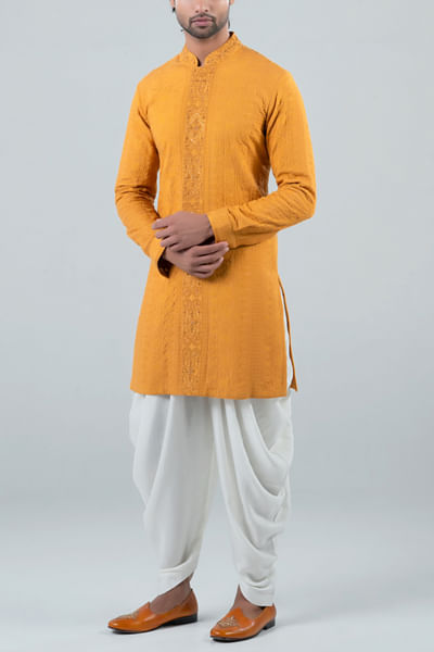 Mustard kurta set