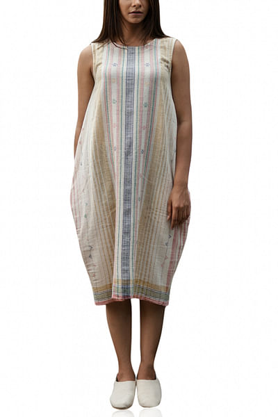 Off white cacoon dress