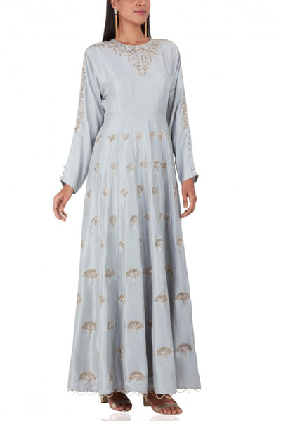 Embroidered anarkali