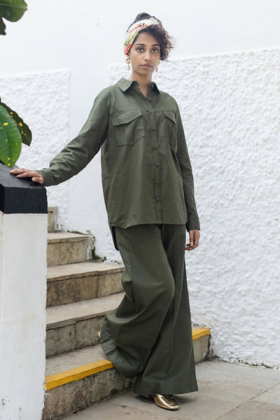 Military green co-ord set