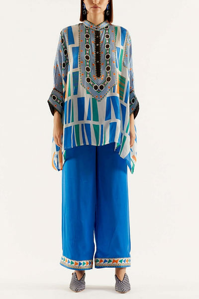 Blue tunic and pants