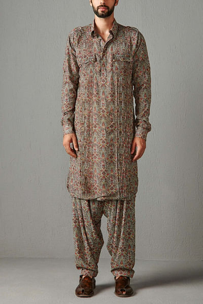 Printed kurta and salwar