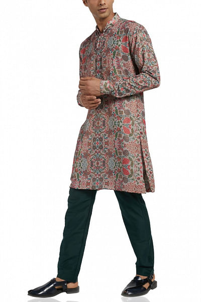 Printed kurta churidar