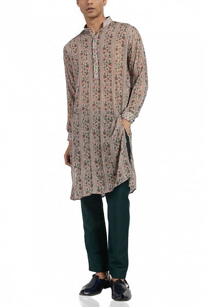 Multicoloured kurta churidar