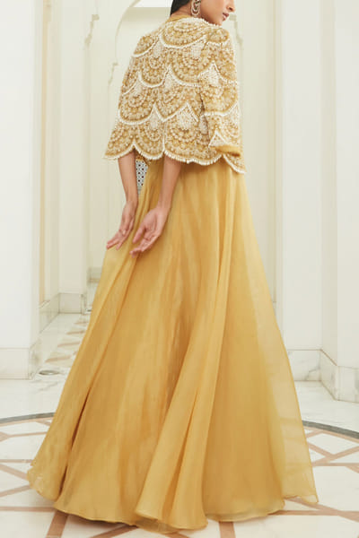 Ridhima Bhasin Yellow embellished lehenga set RBSSMYS2211