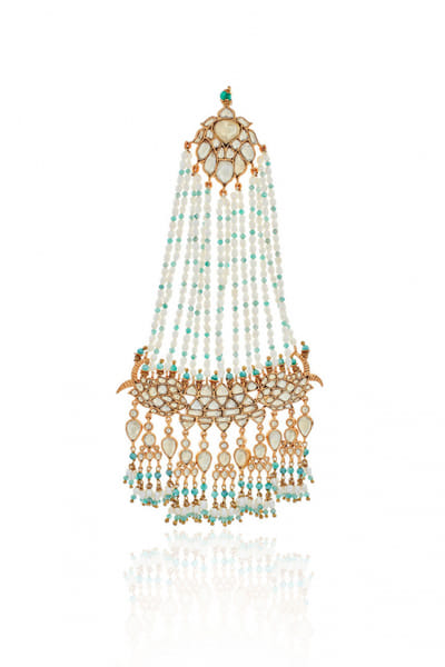 Kundan embellished passa