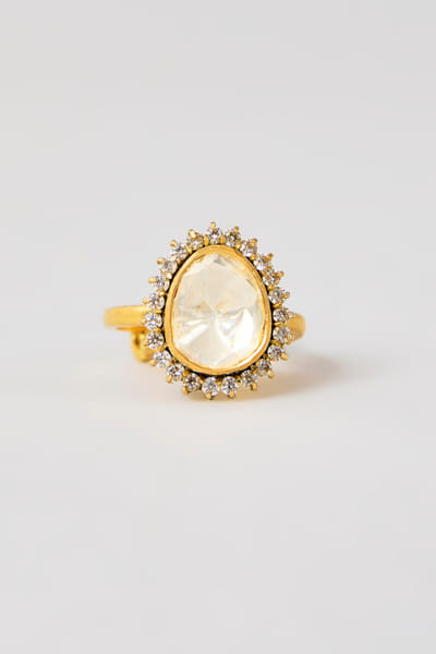 Karisa Gold embellished ring KARIMAY26D243699