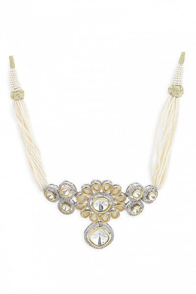 Floral kundan choker