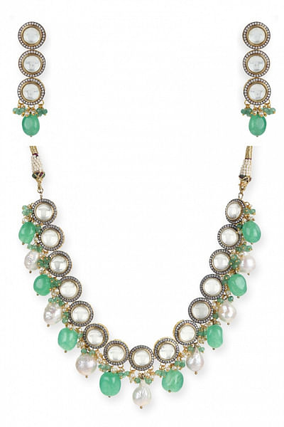 Kundan necklace set