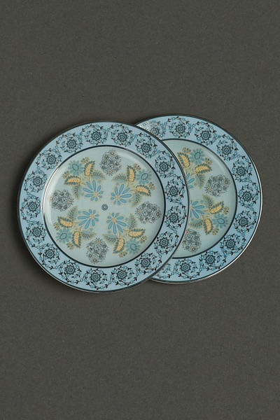 Turquoise side plates