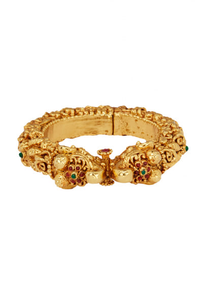 Riana Jewellery Kada with elephant motif RJERB044