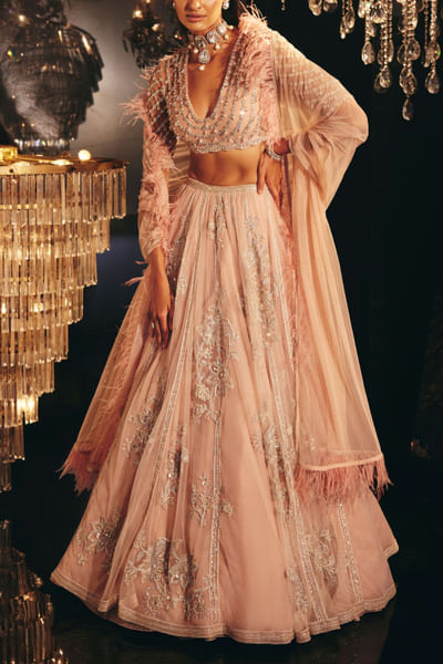 Ivory embroidered jacket and pants