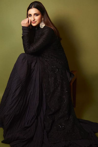 Black chanderi silk jacket