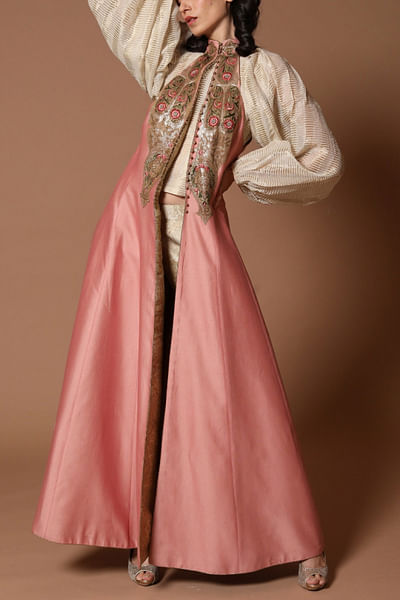 Embroidered jacket and pants