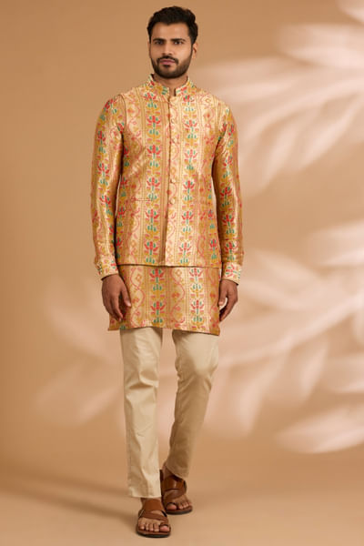 Multicolour banarasi bandi