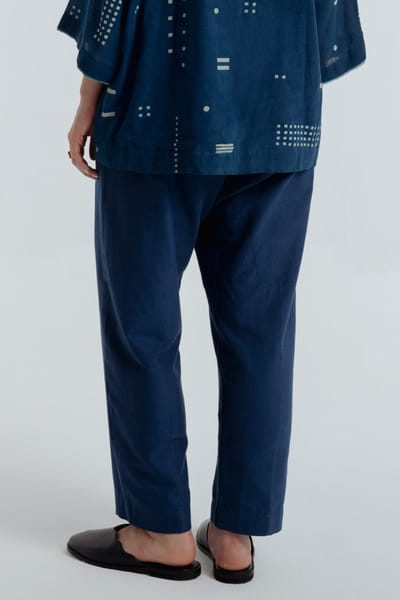 Rias Jaipur Indigo natural dyed pants RIASAUG26D152466