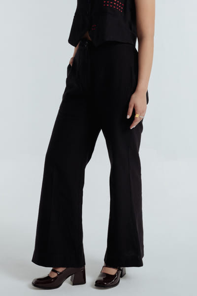 Rias Jaipur Black natural dyed pants RIASAUG26D152473