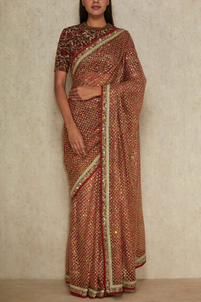 Sabyasachi Sequinned sari SACINA05