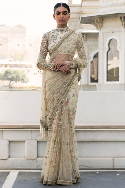 Sabyasachi Lehenga sari SACINA17