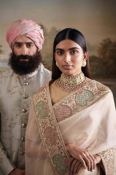 Sabyasachi Organza sari SACINA27