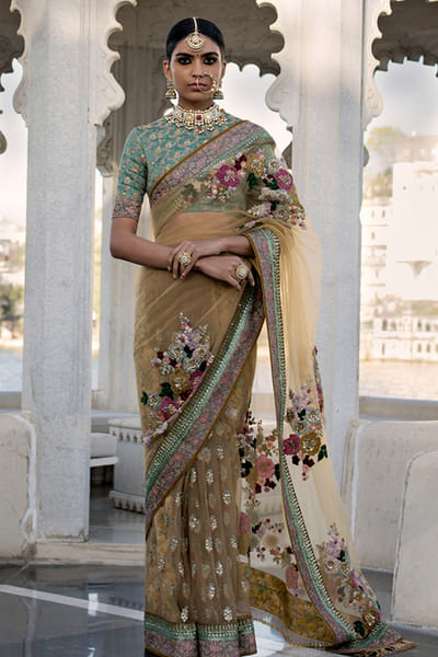 Sabyasachi Tulle sari SACINA33