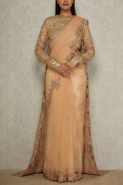 Sabyasachi Sari with Long trail SACINA38
