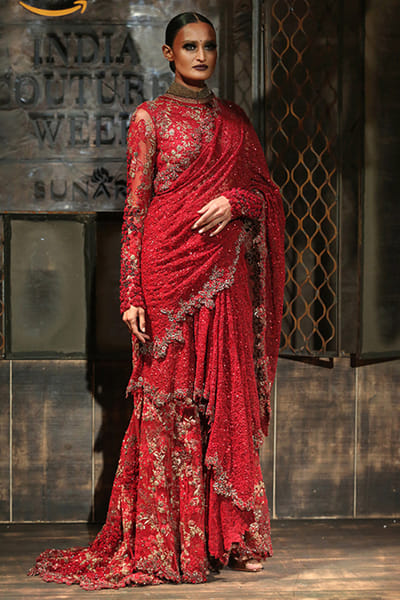 Sabyasachi Asymmetrical sari SACINA51