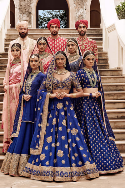Sabyasachi Navy lehenga set SACINAL20