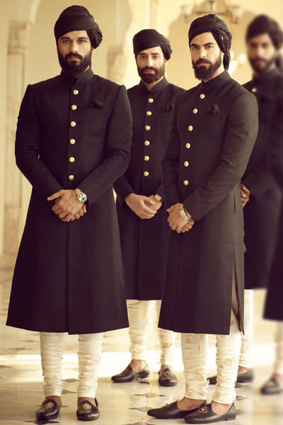 Sabyasachi Black sherwani SACINAM13