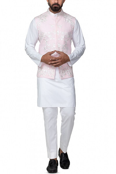 Ivory kurta set & Nehru jacket