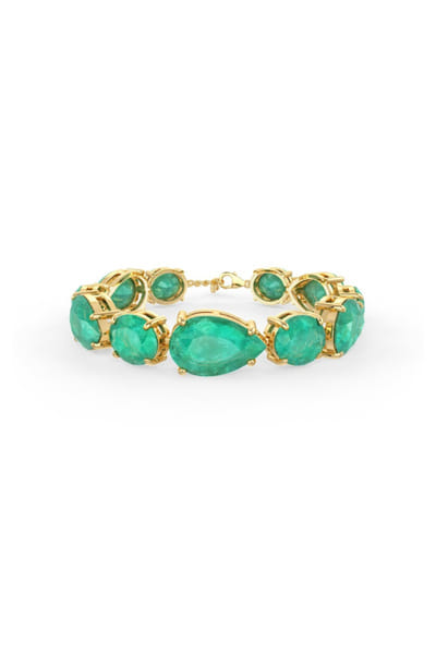 Miss Jo Light green stone embellished bracelet MISSJUN26D147070