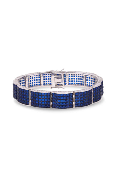Miss Jo Sapphire and silver embellished bracelet MISSMAY26D345227