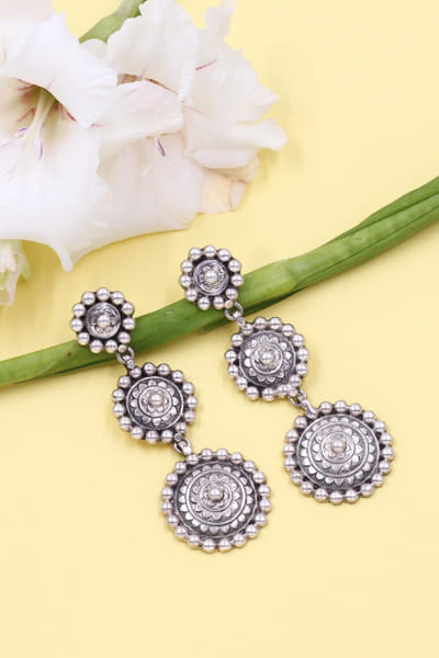Sangeeta Boochra Sterling silver earrings SANMAY25D227089