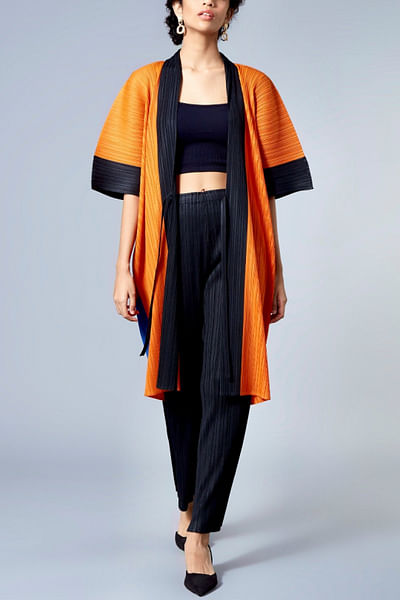 Orange printed overlay