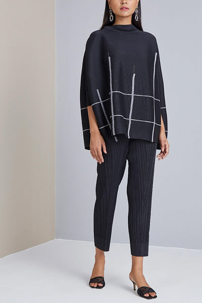 Black checkered co-ords