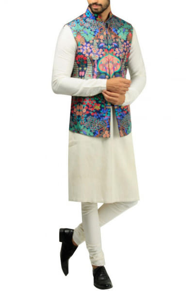 Multicolour printed bandi