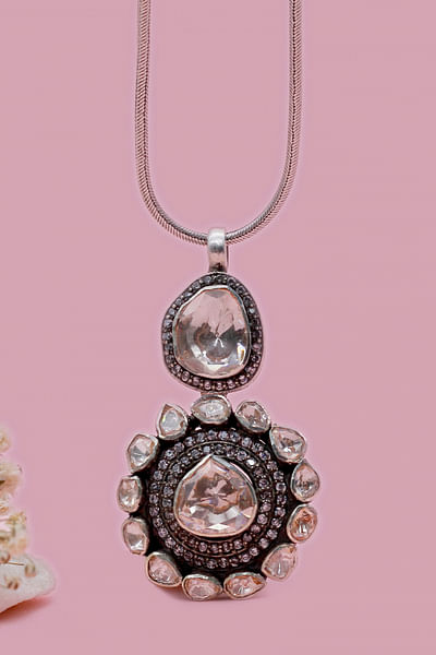 Silver chain and pendant