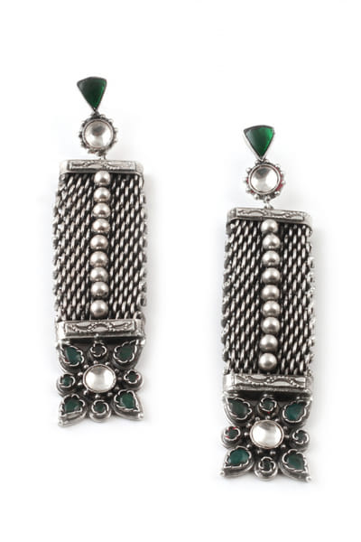 Silver handmade earrings