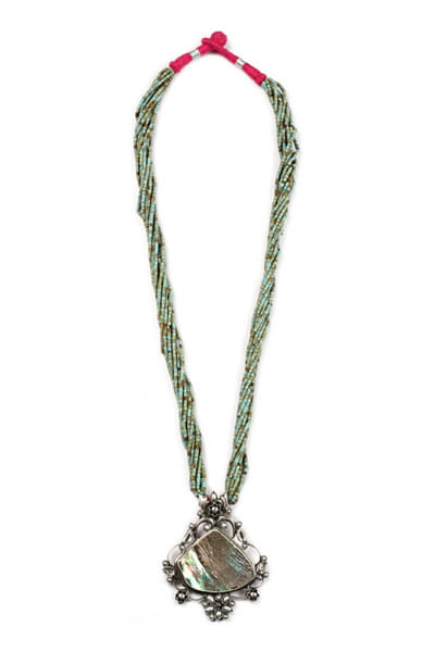 Silver pendant and necklace