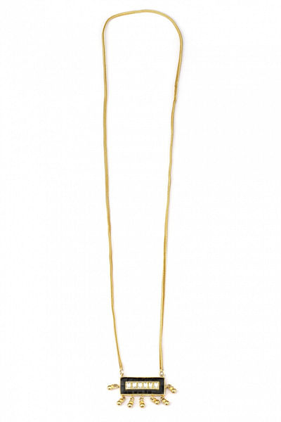 Gold plated silver chain and pendant