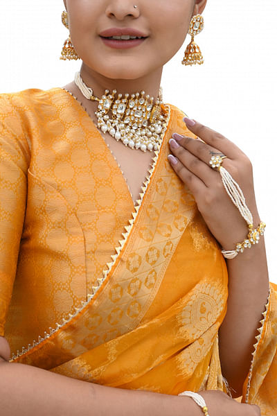 Jadau kundan choker set