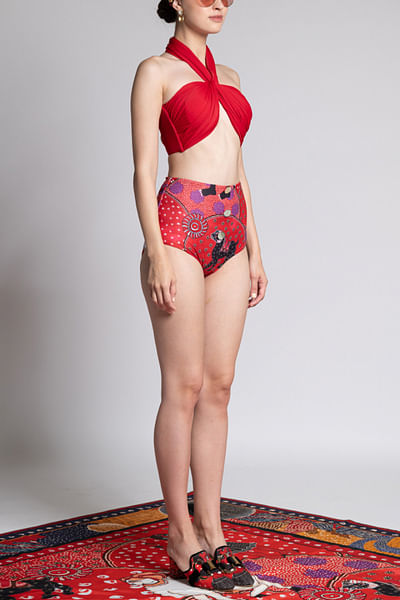 Red Iconorosh and Coccinella bikini