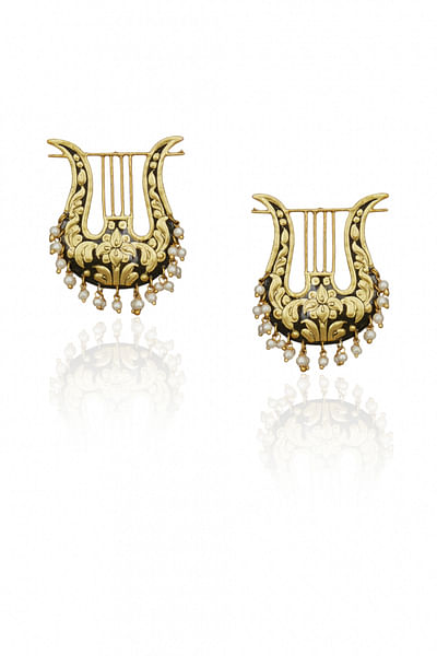 Antique gold earrings