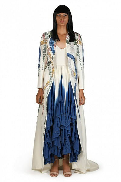 Ombre dress and jacket