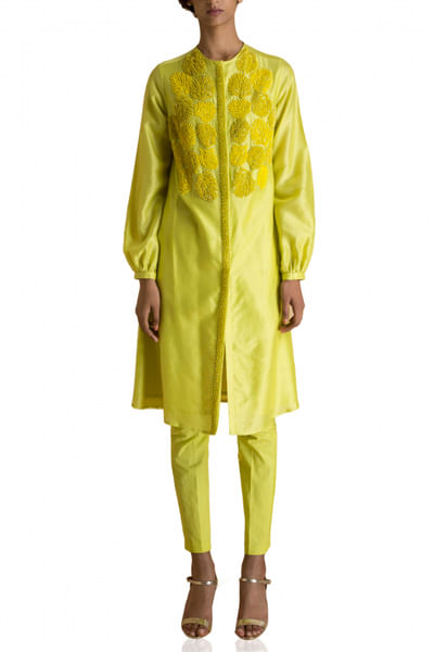 Bright yellow kurta