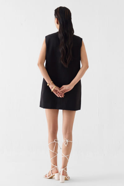Studio Rigu Black sequin hand embroidered dress STUDMAY26D144775