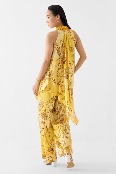 Studio Rigu Yellow paisley printed co-ord set STUDMAY26D144802