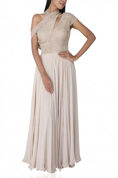 Cream gown